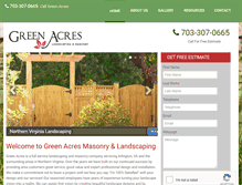 Tablet Screenshot of greenacres-va.com
